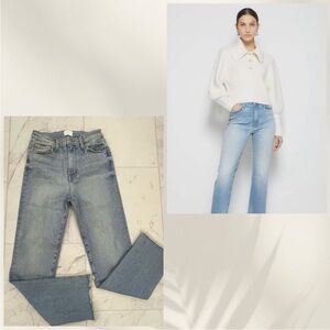 NWT Jonathan Simhkai River High Rise Straight Leg In Light Blue Size 27